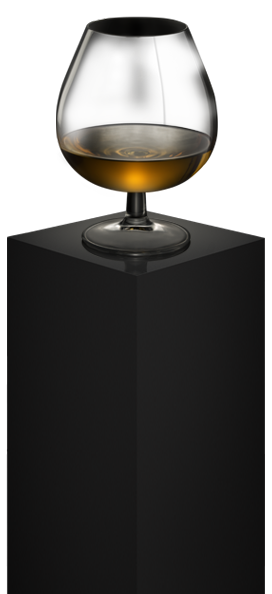 Royal 8 glass plinth